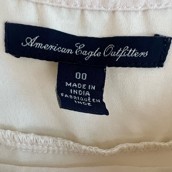 American Eagle Boho Lace Top Size 00 - Picture 4 of 9